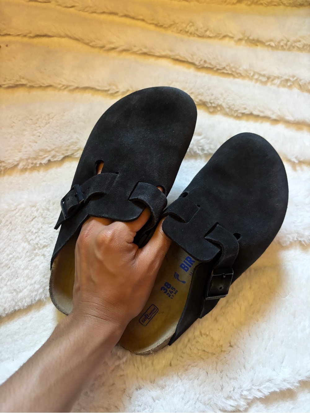 black boston birkenstocks - Picture 4 of 5